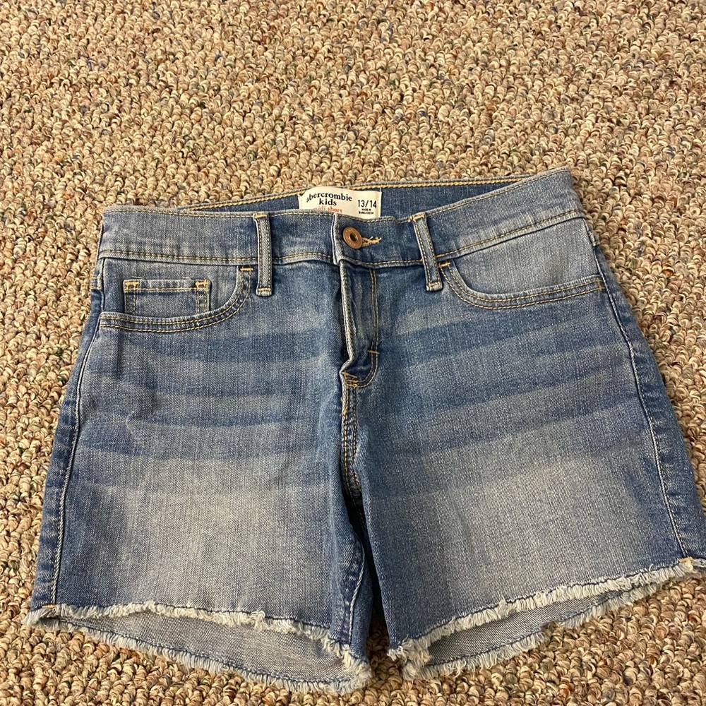 Abercrombie kids denim shorts.